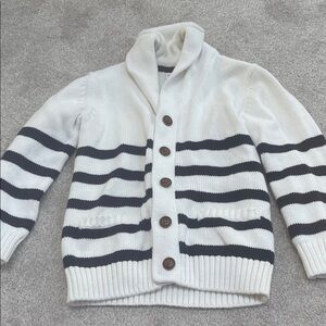 Striped Shawl Collar Cardigan Gymboree Size 4T